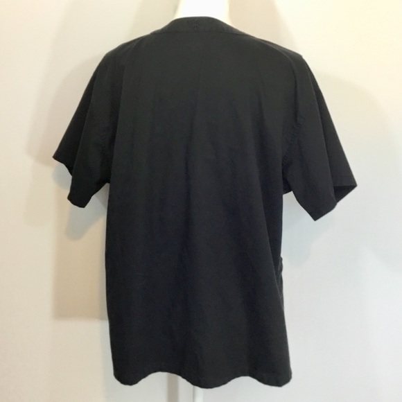 Unisex, Couture E-Z Flex Scrub Top, Med, Black, - Picture 3 of 8